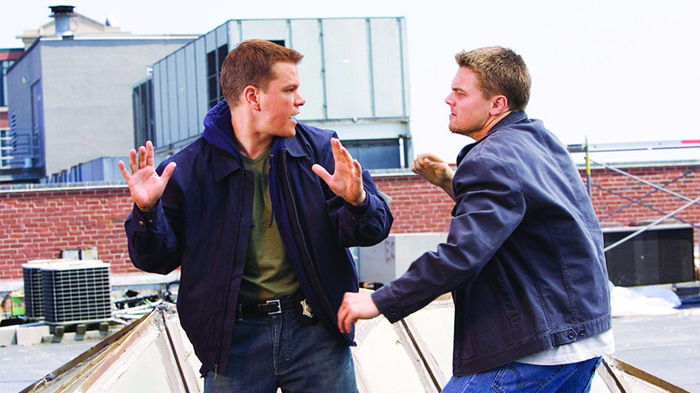 Matt Damon and Leonardo DiCaprio in The Departed