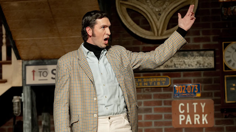 Nicholas Braun as Andy Kaufman in Saturday Night