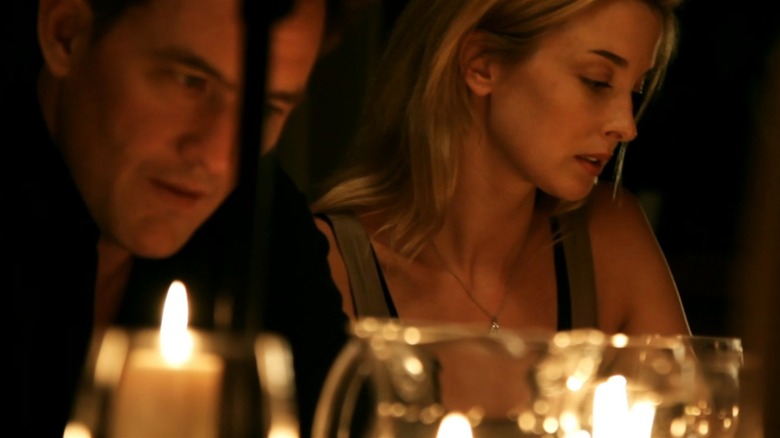 Coherence characters lit by candlelight