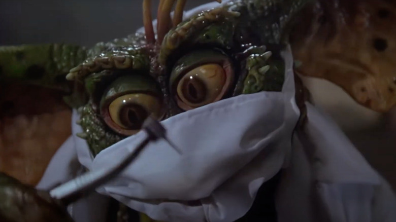 A Gremlin disguised as a dentist in Gremlins 2