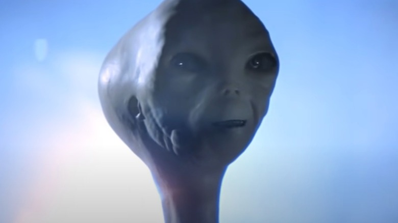 Alien smiling