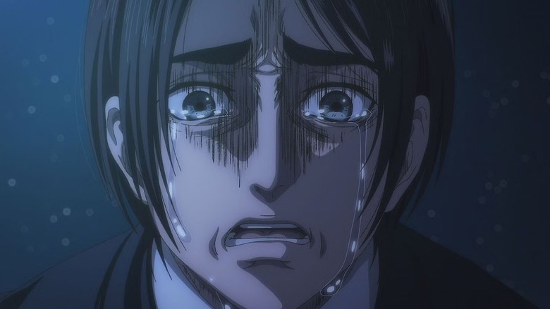 Attack on Titan Eren cries