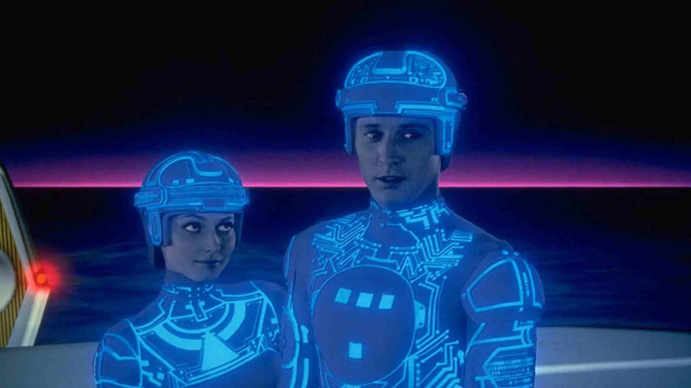 TRON Cindy Morgan and Bruce Boxleitner