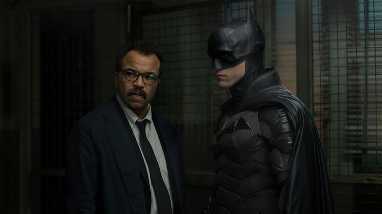 The Batman 2022 Jeffrey Wright and Robert Pattinson 