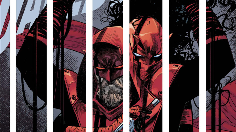 Daredevil and Elektra behind bars cover