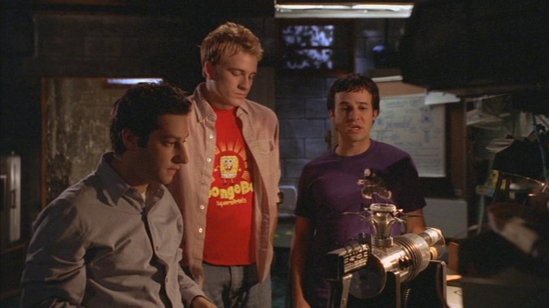 Adam Busch, Tom Lenk, and Danny Strong in Buffy: The Vampire Slayer