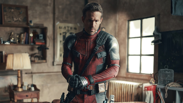 Ryan Reynolds as Deadpool, no mask, no make-up